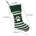 thumbnail image 2 of Holloyiver Christmas Stocking, 18 Inches Knitted Christmas Stockings with Snowflake Xmax Tree Pet's Paw Fireplace Hanging Monogram Xmas Stockings for Kids,Family Holiday Party Decoration, 2 of 7