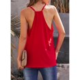 thumbnail image 4 of Uhndy Women's Tank Top Sexy V Neck Camisole Casual Sleeveless Spaghetti Strap Shirts Tops, 4 of 5