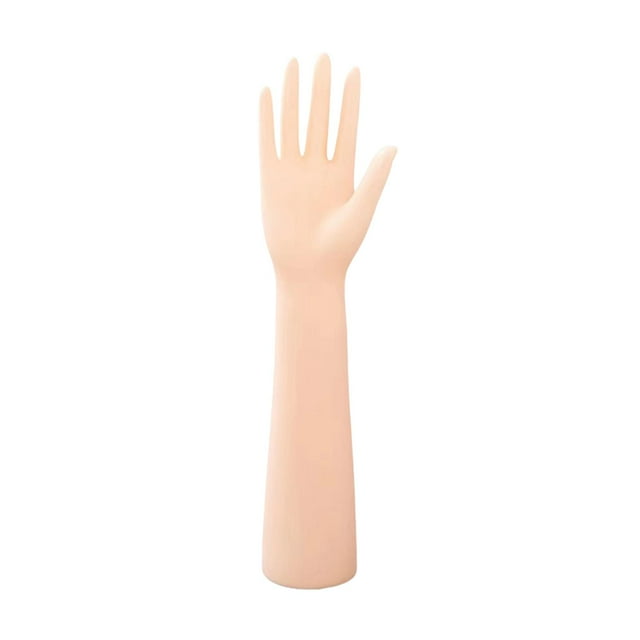 ZheElen Female Mannequin Hand Elegant Lightweight Commercial Right Extended made from premium PVC,ensuring Hand Model Use