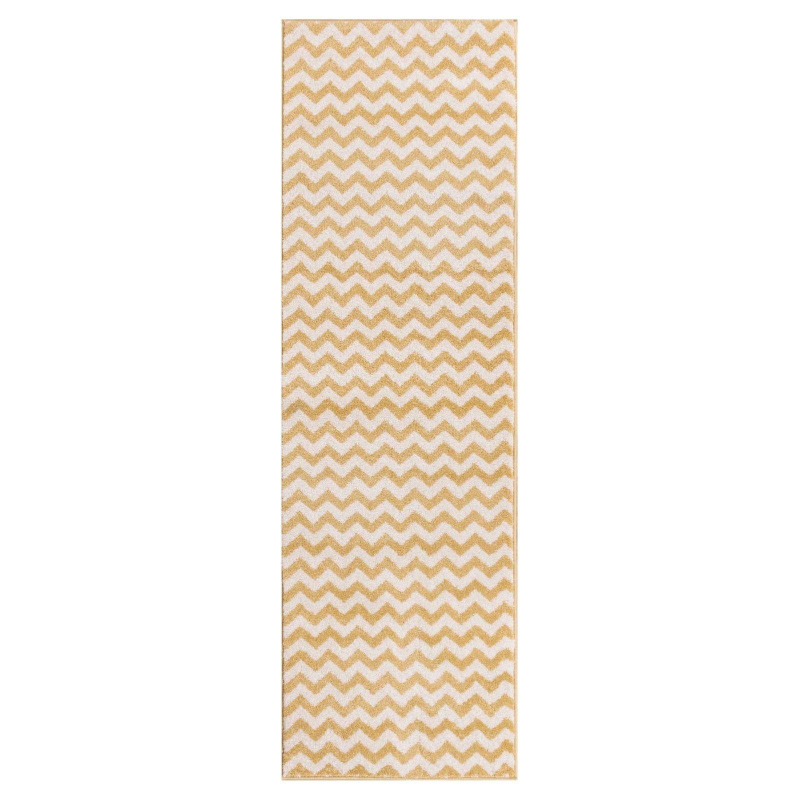 Well Woven Sydney Eli Chevron Rust Modern Geometric Lines Zig Zag 2'3" x 7'3" Runner Rug