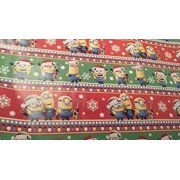 Christmas Wrapping Despicable Me Minions Holiday Paper Gift Greetings 1 Roll Design Festive Wrap Red Minion