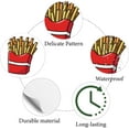 thumbnail image 2 of Pegatinas de plástico impermeables con diseño de papas fritas, pegatinas para planificadores, pegatinas de dibujos animados de puntos redondos y pequeñas patatas fritas., 2 of 9