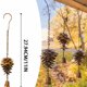 thumbnail image 2 of Bearachild Colgante de campana de piña, de metal, resistente al agua, ideal para Navidad, Pascua y otoño, con un toque artístico único para en Decoración del hogar, 2 of 6
