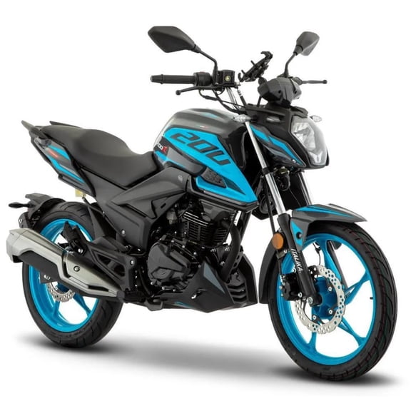 Motocicleta Urbana ITALIKA 200Z AZUL GPS