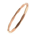 thumbnail image 3 of Gold, Rose, or Silver Stacking Ring, Sold as One Stackable Ring, Ultra Thin 1.2mm Stack Ring Minimalist Ring Knuckle Ring (9 US, Rose Gold Filled/ Faceted Hammered), 3 of 7