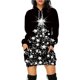 thumbnail image 4 of Vestido con capucha de árbol de Navidad para mujer, suéter de patrón divertido, ropa de fiesta de vacaciones de Navidad, falda de moda informal, Jersey, nuevo, 4 of 4