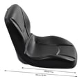 thumbnail image 3 of TFCFL Universal Forklift Seat High Back Compact Tractor Seat Black TY-B10-3, 3 of 15