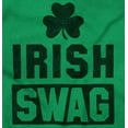 thumbnail image 2 of Irish Swag St Patrick's Day Shamrock Zip Up Hoodie Men's Women's Brisco Brands S, 2 of 6