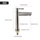 thumbnail image 3 of Stainless Steel Basin Faucets Single Cold Water Tap Deck Mounted Basin Sink Faucet Home Bathroom Counter Faucet, 3 of 8