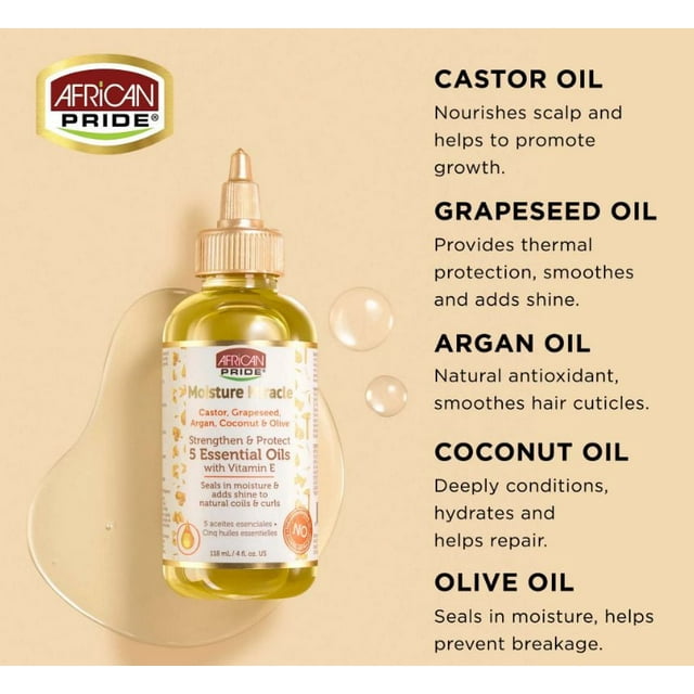 African Pride Moisture Miracle 5 Essential Oils
