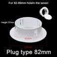 thumbnail image 4 of 40-100mm Decorative Wall Hole Cover Protective Vents Decor Cap Plastic Plug, 4 of 5