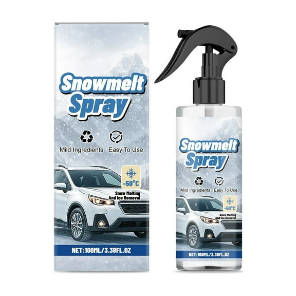 BotaniNest High Efficiency Snowmelt Spray Quickly Melts Ice And For Winter Driving 100ml
