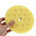 thumbnail image 2 of Minkissy Car Buffer Sanding Disc Drill Buffer Attachment Yellow Polyester Sponge 1Set, 2 of 5