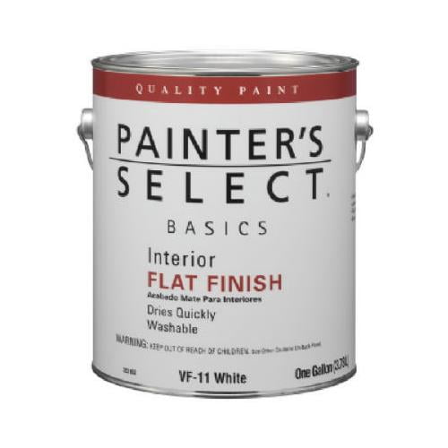 True Value Mfg VF8GL Basics Interior Paint, Flat, Latex,OffWhite, 1