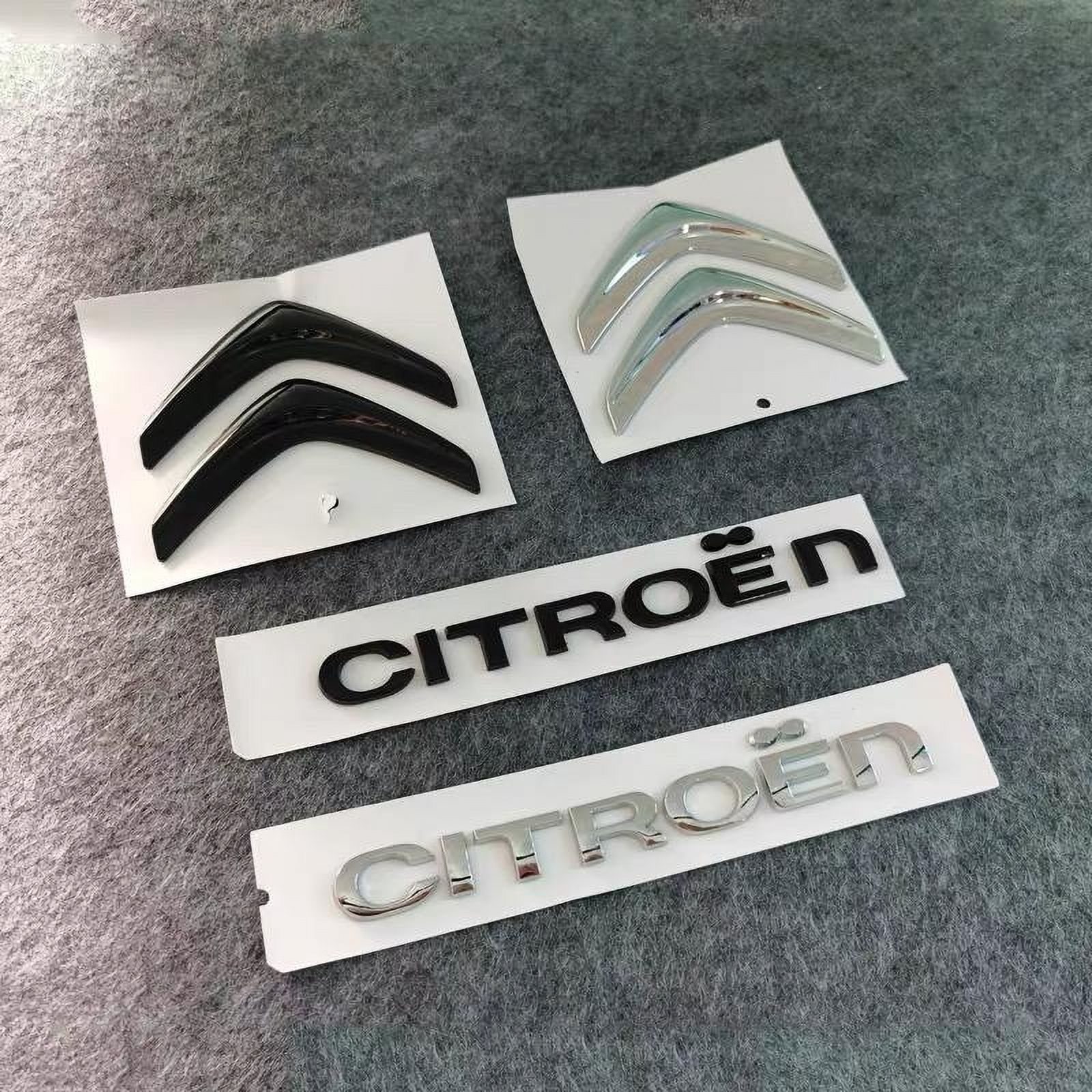 Autocollants Lettres ABS Pour Citroën C5X, C6, C8, DS3, DS4, DS5 - Décoration Pour Coffre, Volant, Carrosserie