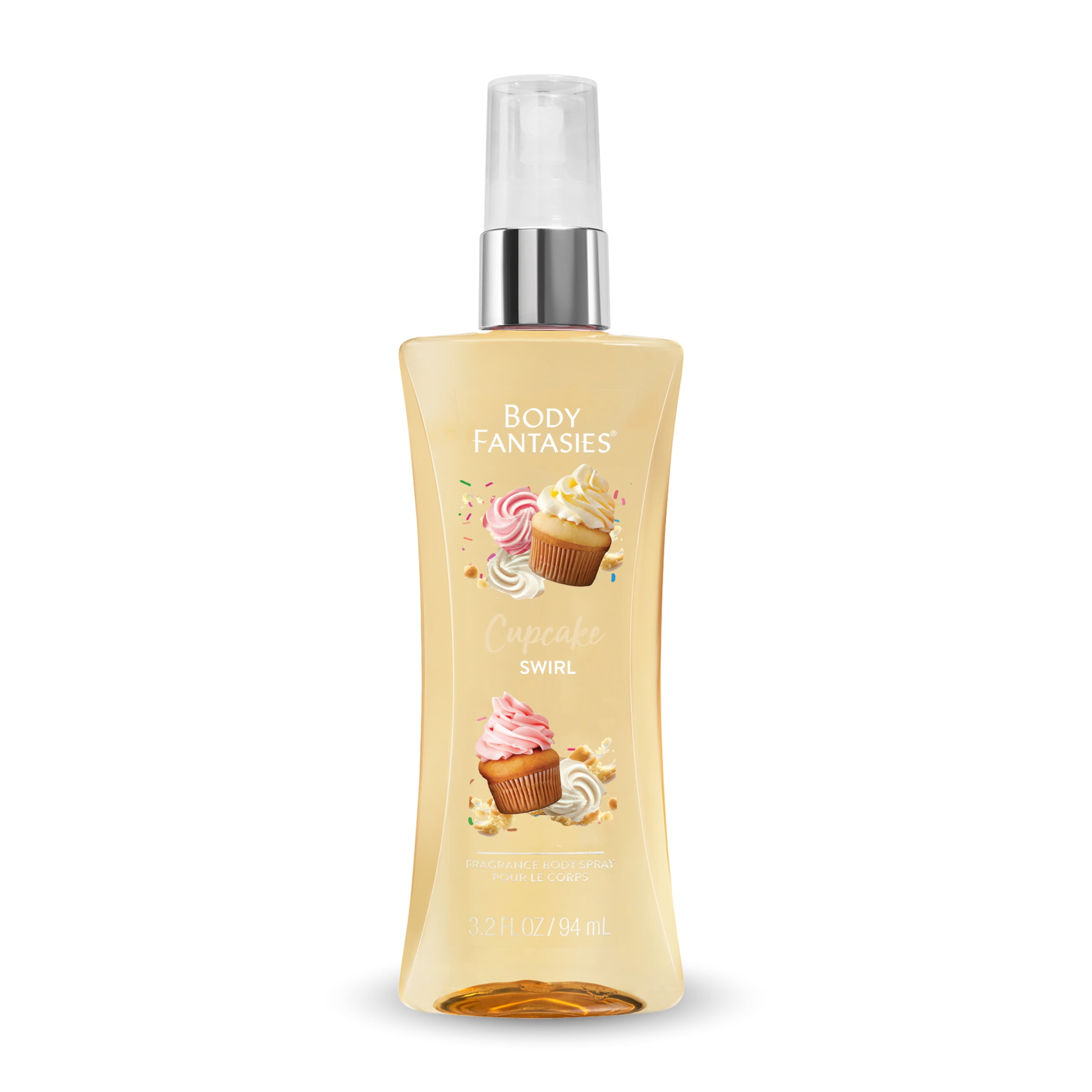 Body Fantasies Signature Fragrance Body Spray, Cupcake Swirl, 3.2 fl oz