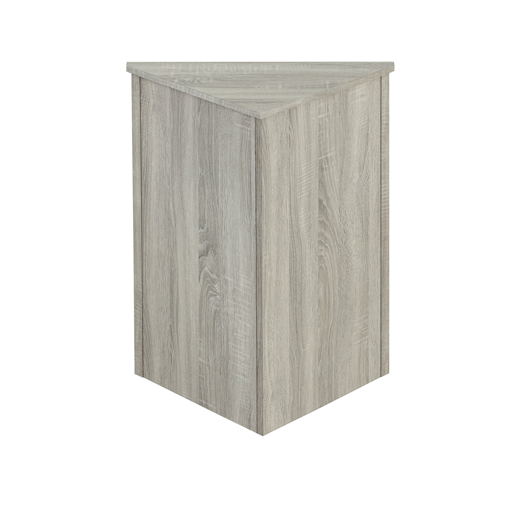 Bellemave Modern Triangle Bathroom Corner Cabinet, Bathroom Storage Cabinet with Adjustable Shelves, Freestanding Floor Cabinet for Bathroom, Living Room, Bedroom, Kitchen (Oak)