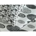 thumbnail image 4 of Ambesonne Abstract Quilted Bedspread Set 3 Pcs, Circular Doodles Dots, King Size, Black White, 4 of 5