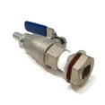 thumbnail image 4 of The ROP Shop 1/2" Steel Ball Valve with Hose Barb & Weldless Bulkhead for Horiznext 846468476, 4 of 6