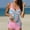 Pink Tankini Sets 01, variant on up to 60% off Gifts Wycnly Tankini Sets for Women High Waist Tummy Control 2 Piece Modest Swimsuits Bathing Suits Sleeveless V-Neck Striped Print Swimwears Pink M