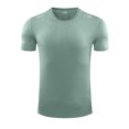 thumbnail image 4 of cfhntfmh Workout Shirts for Men Summer Fashion Mock Neck Basic T-Shirts Casual Stretchy Quick-Dry Athletic Running Tees, 4 of 6