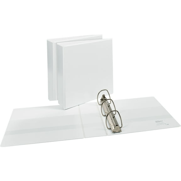 Avery® Durable View Binders - Ezd Rings - 3" Binder Capacity - Letter - 8 1/2" X 11" Sheet Size - 670 Sheet Capacity - 3 X D-ring Fastener(s) - 4 Internal Pocket(s) - Poly - White - Recycled -