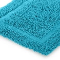 thumbnail image 2 of Martex Cotton Bath Rug | Ringspun Soft & Absorbent Non-Slip Quick-Dry Bathroom Mat | Aqua, 2 of 9