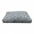 thumbnail image 3 of Moroccan Pet House, Tile Pattern with Portuguese Traditional Azulejo Motifs Oriental Curls, Outdoor & Indoor Portable Dog Kennel with Pillow and Cover, 5 Sizes, Blue White Pale Brown, by Ambesonne, 3 of 4