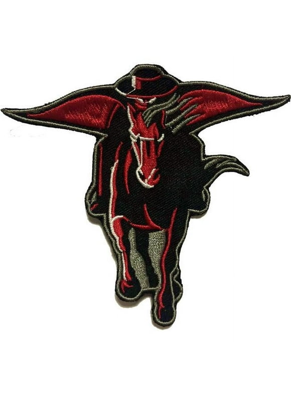 cloth hook and eye 0417-3 3.5 x 3.5 in. NCAA Texas Tech Red Raiders Texas Tech University Embroidered Patch
