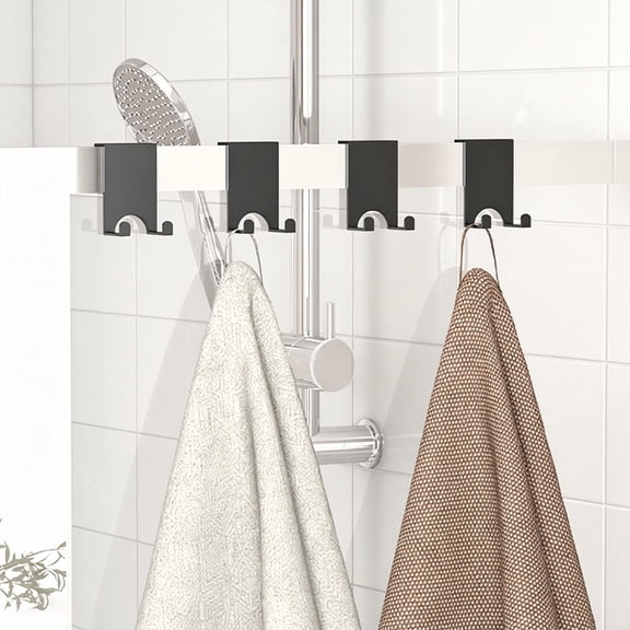 Frameless Glass Shower Door Hooks Towel Clothes Hanger for Bathroom