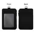 thumbnail image 2 of GoGo Durable Badge & ID Holders, Leather Black, 3.1 x 4.5 in, 2 of 7