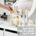 thumbnail image 4 of Countertop storage cosmetics rack skin care storage rack transparent skin care storage rack bathroom dressing table storage rack cosmetics storage rack perfume dressing table tray, 4 of 5