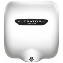 Automatic Hand Dryer, 10 sec Dry, 68 to 76, 110 to 120V AC, White, Smooth