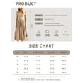 thumbnail image 2 of Sherrylily Women Long Sleeve Knit Midi Dress Fall V Neck Pleated A Line Flare Dresses, 2 of 6