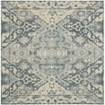 thumbnail image 6 of SAFAVIEH Restoration Vintage Eunice Border Wool Area Rug, Charcoal/Ivory, 3' x 5', 6 of 10