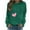 #001-Army Green, variant on Long Sleeve Shirts for Women Crewneck Valentine's Day T Shirts Love Heart Printed Tee Tops Fashionable Winter Fall Tops