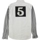 thumbnail image 1 of Ralph Lauren Camisa con botones y manga de jersey para hombre, blanca, pequeña Ralph Lauren Botones al frente, 1 of 2