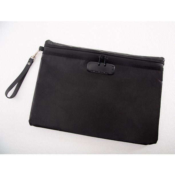 Bolsa de archivo con cerradura, ignífuga e impermeable, bolsa de archivo, bolsa de impresión a juego