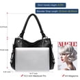 thumbnail image 3 of KALUNMA Genuine Leather Hobo Bag for Women Large Tote Shoulder Handbag Satchel for Laptop Work Ladies, 3 of 8