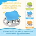 thumbnail image 3 of TLSUNNY Sensory Swivel Chair, Fish-Shaped Spinning Chair for Autistic Kids & ADHD, Training Body Coordination, Upgraded Base & Safety Handle, Sit and Spin Toy for Kids, 3 of 9