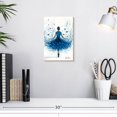 thumbnail image 3 of Elephant Stock Butterfly Ballerina Wall Art - Vertical Canvas Wall Art - Living Room Wall Decor - Dance Canvas - Blue And White Decor By Ashvin Harrison - 8" x 12", 3 of 8