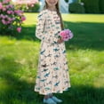 thumbnail image 2 of DISNIMO Cute Sharks Dress for Girls 13-14 Birthday Party Dresses for Girls Long Sleeve Dress with Pockets Kids Crew Neck Dress Long Sleeve Frock for Kids Dress Long Sleeve Casual Dress, 2 of 7