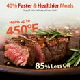 thumbnail image 5 of Air Fryer, Beelicious 8-in-1 Smart Compact 4QT Air Fryers, Shake Reminder,450°F Digital Airfryer with Flavor-Lock Tech,Tempered Glass Display, Fit for 1-3 People, Avo Green, 5 of 6