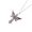 A, variant on Unique Winged Crosses Pendant Necklace Delicate Demons Wing Crosses Necklace Neck Ornament for the Stylish Individuals