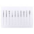 thumbnail image 1 of Graflsoa 10-Piece Nail Grinding Head Set for Manicure, Durable Alloy, Multiple Styles, Safe for Natural Nails, Includes Storage Box., 1 of 7