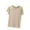 Beige, variant on Lopecy-Sta Womens Loungewear Tops Summer Home Wear Women's Solid Color Short Sleeved Base Shirt Thin T-Shirt Pajamas Top Short Sleeved Pajamas