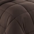 thumbnail image 4 of 500-TC Egyptian Cotton All Season Comforter for Adults Alaskan King Size 120" x 132" Inches, 1pc Comforter Box Stitched with 4 Corner Tabs, 300 GSM Comforter, (Chocolate), 4 of 7