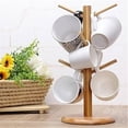 thumbnail image 2 of Kit 6 Tazas Porcelana Incluye Base De Madera Porta Tazas, 2 of 4