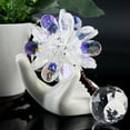 thumbnail image 6 of Walbest Colorful Hanging Crystal Ball Prisms Flower Fengshui Ornament Rear View Mirror Car Charm Decor, 6 of 7