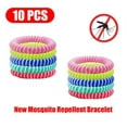 thumbnail image 5 of 10 Pcs Wrist Mosquito-Repellent Key Chains,Spiral Key Bracelets,Wrist Coil Mosquito-Repellent Chains,Multicolor Stretchable Plastic Wristband Key Chains,Wristband Key Rings for Gymnasiums, 5 of 6